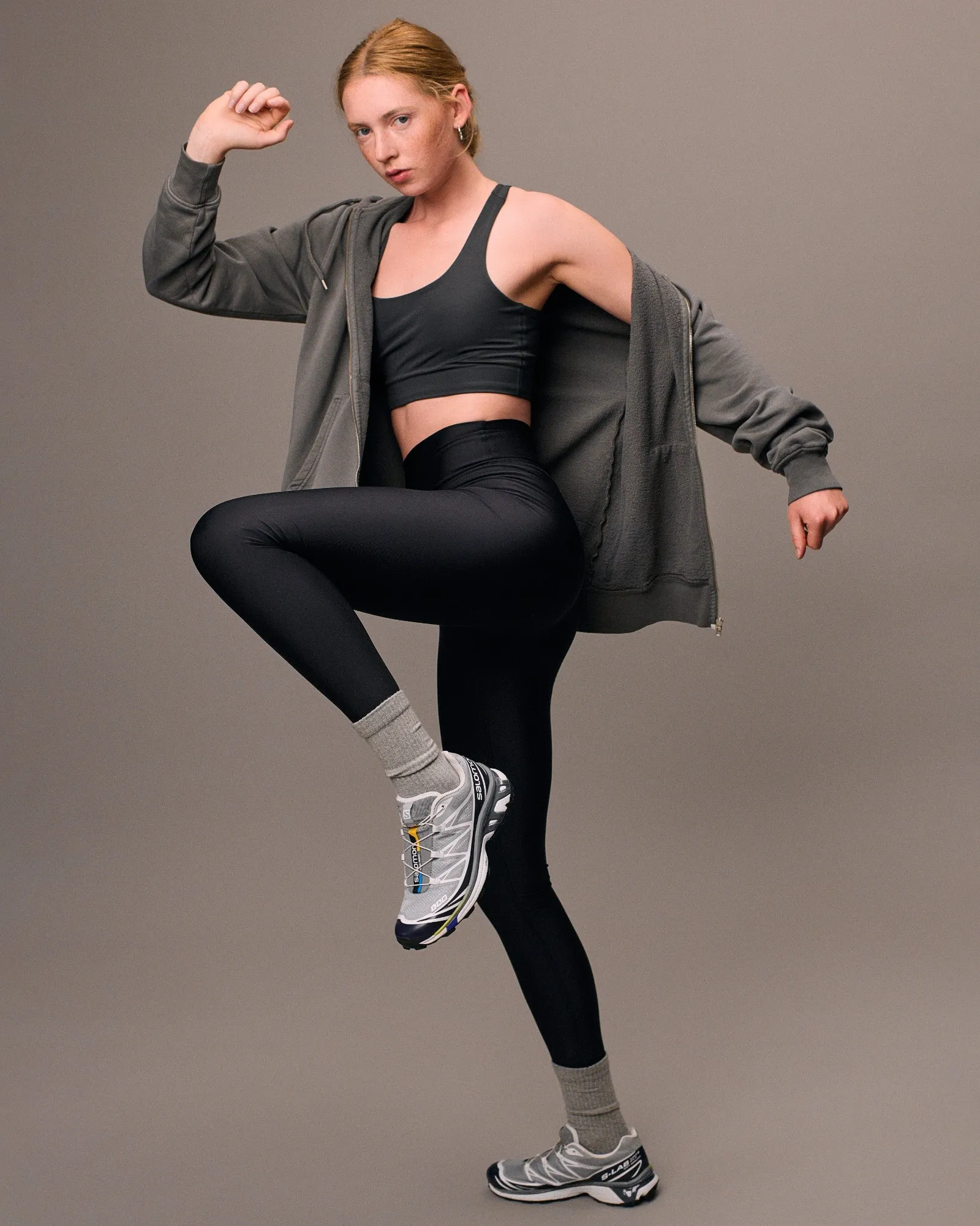 Active High-Rise Legging - Rosewood Mist