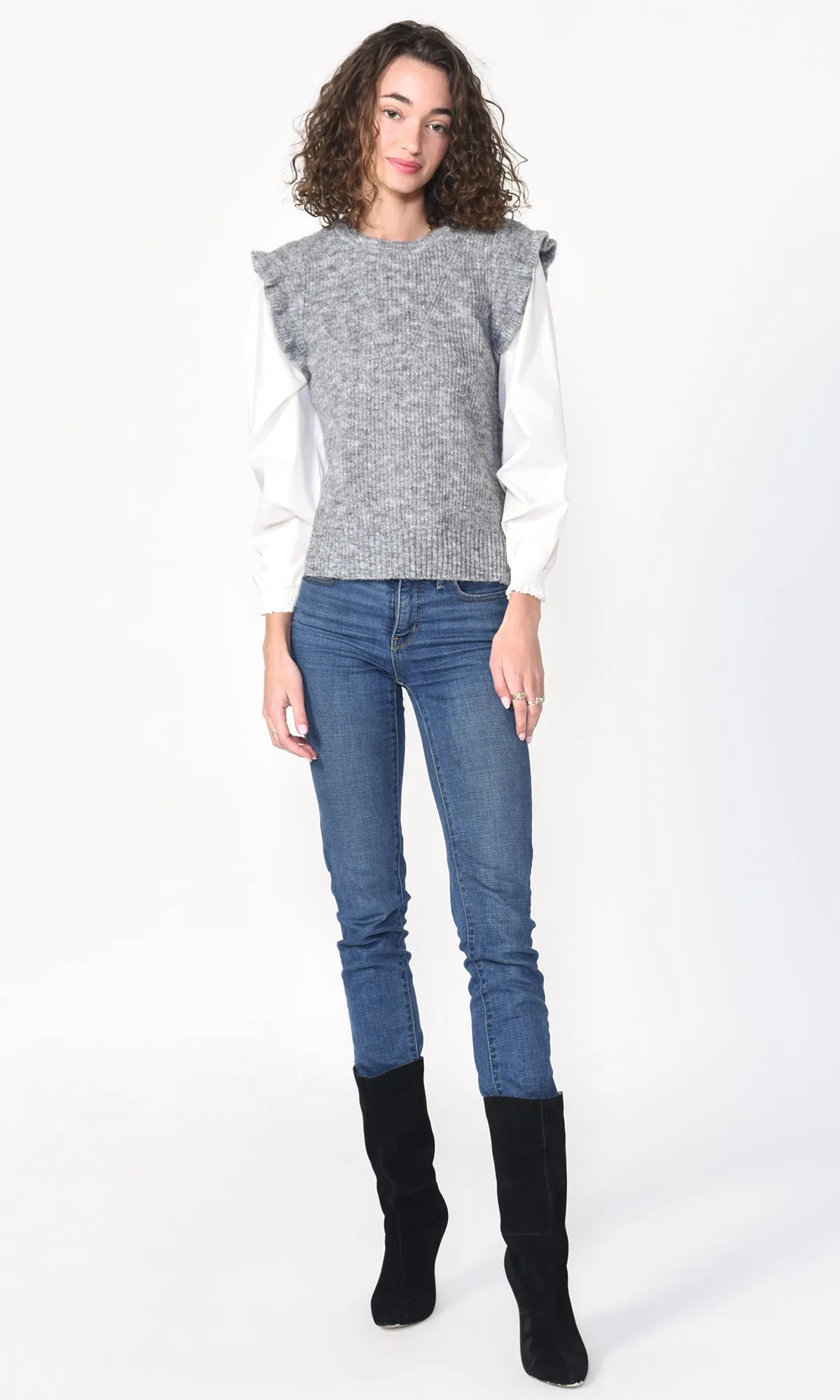 Adela Sweater Vest Top