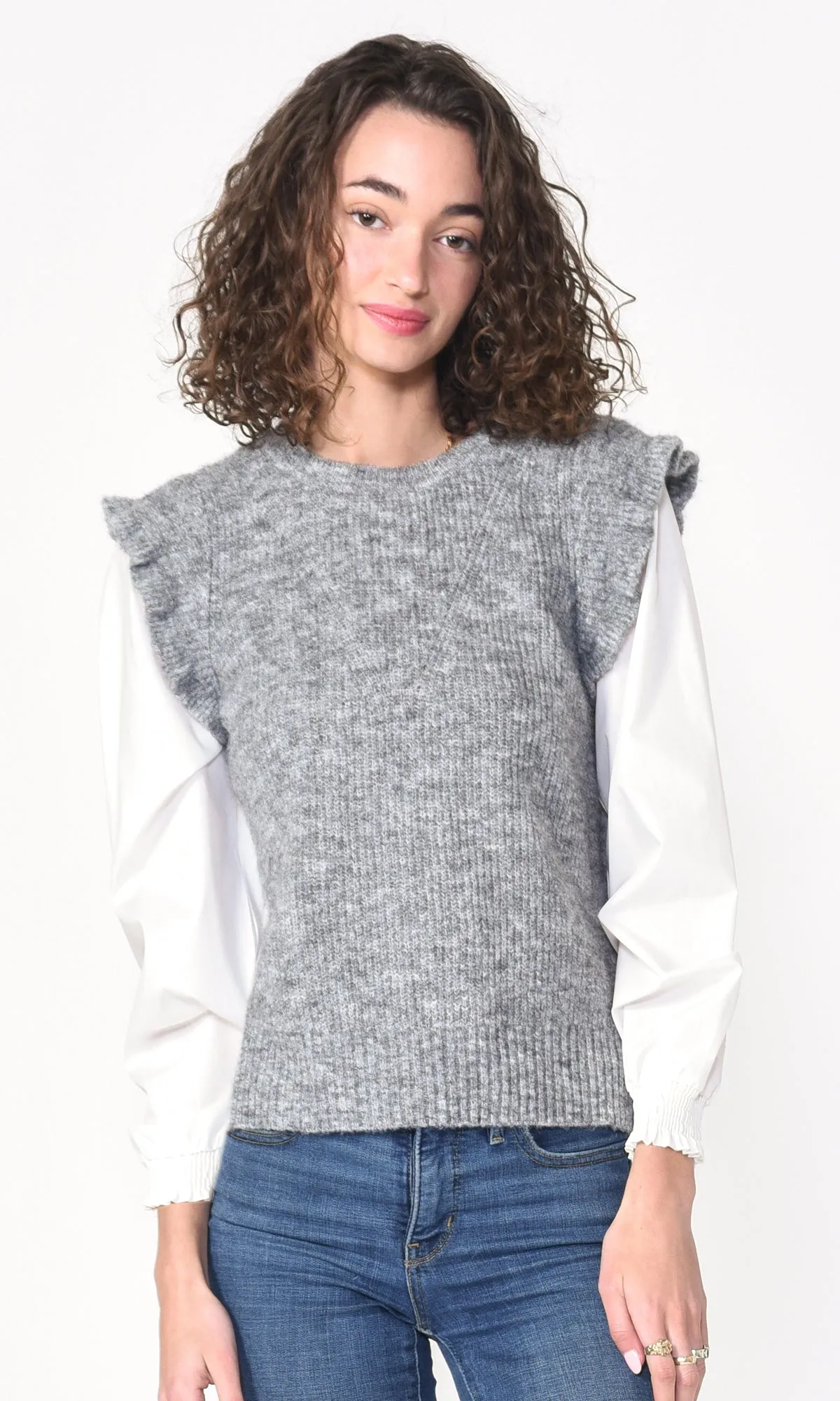 Adela Sweater Vest Top