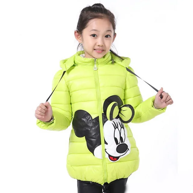 Autumn Winter Jackets and Coat Cotton-Padded Girls Clothes