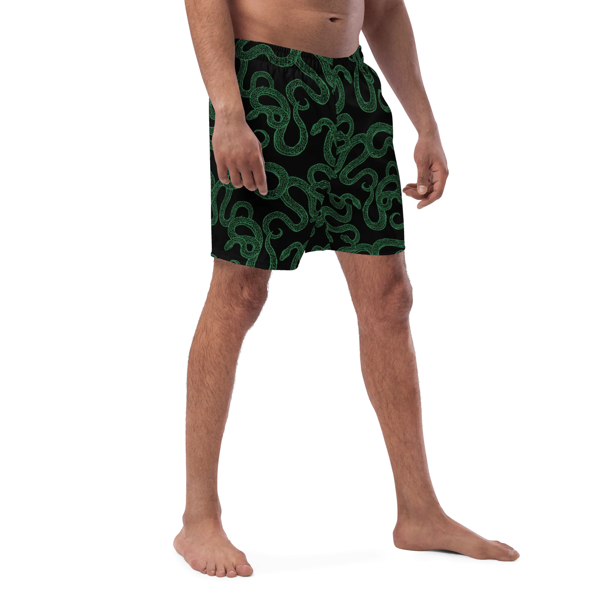 Cursed Coils Men's Swim Trunks