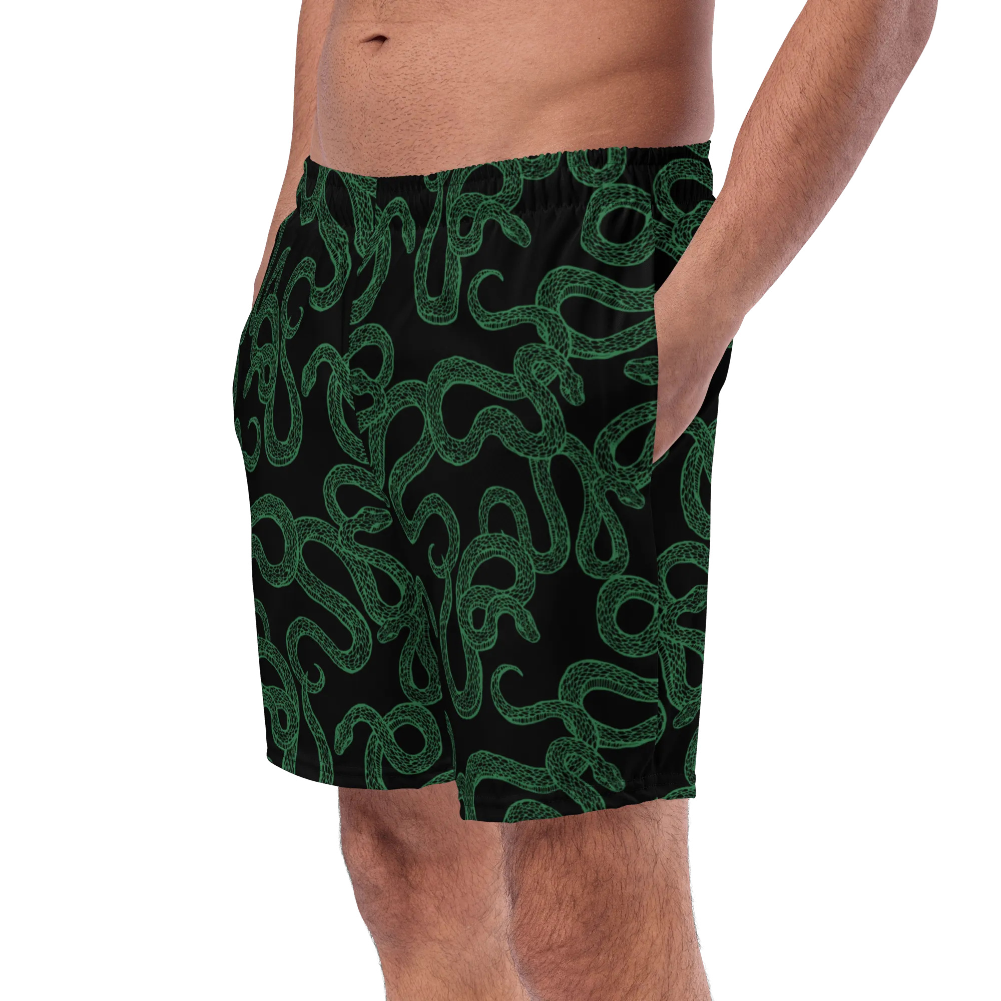Cursed Coils Men's Swim Trunks