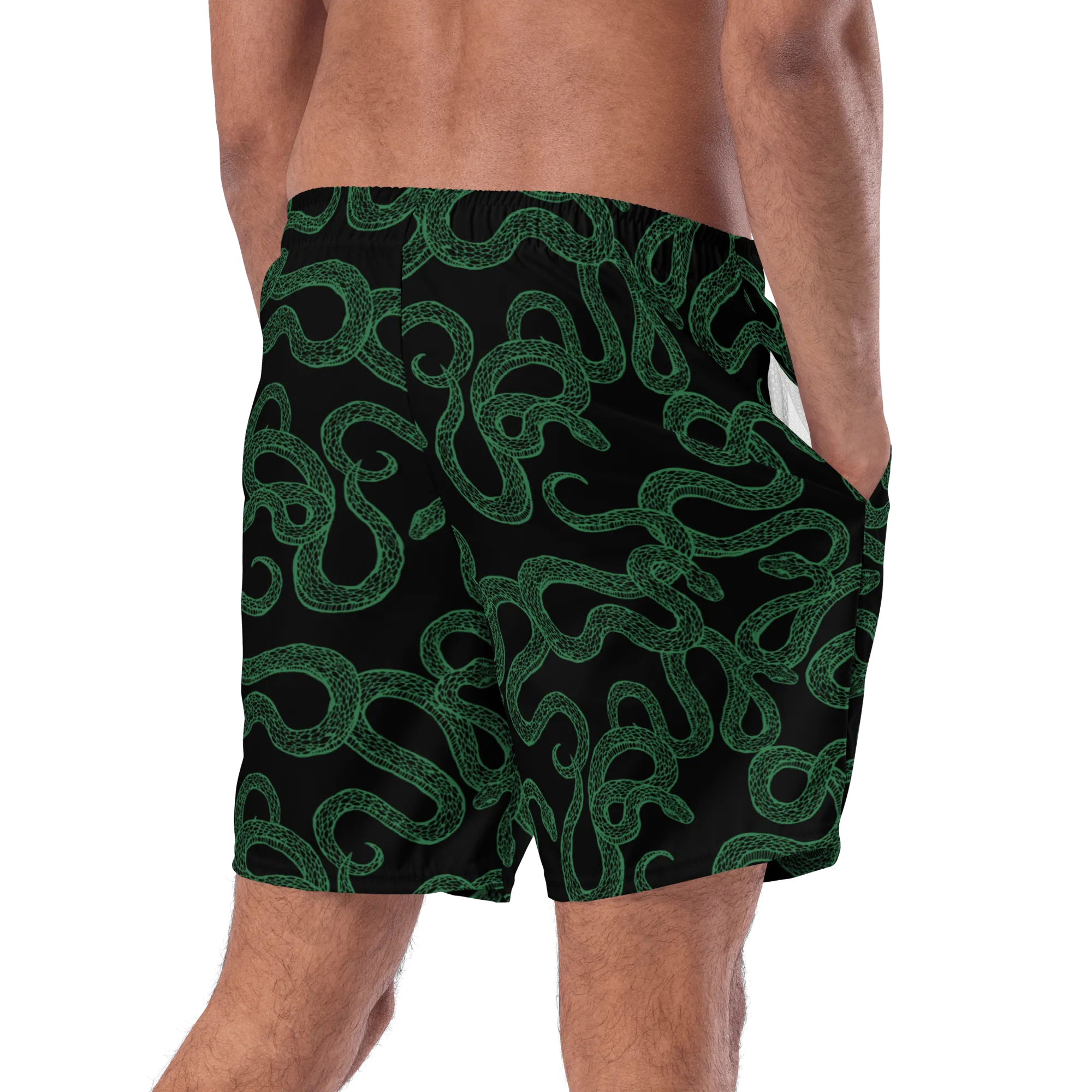 Cursed Coils Men's Swim Trunks