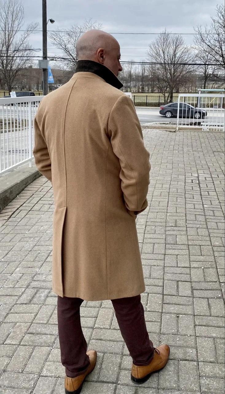 Domenico Top Coat - 50% Cashmere & Wool