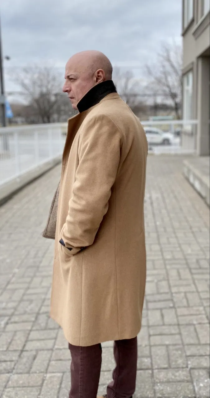 Domenico Top Coat - 50% Cashmere & Wool