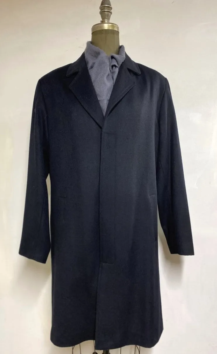Domenico Top Coat - 50% Cashmere & Wool