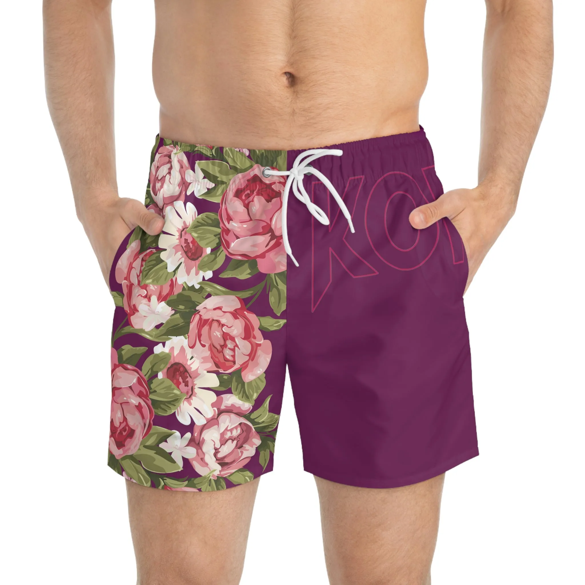Flower Swim Trunks