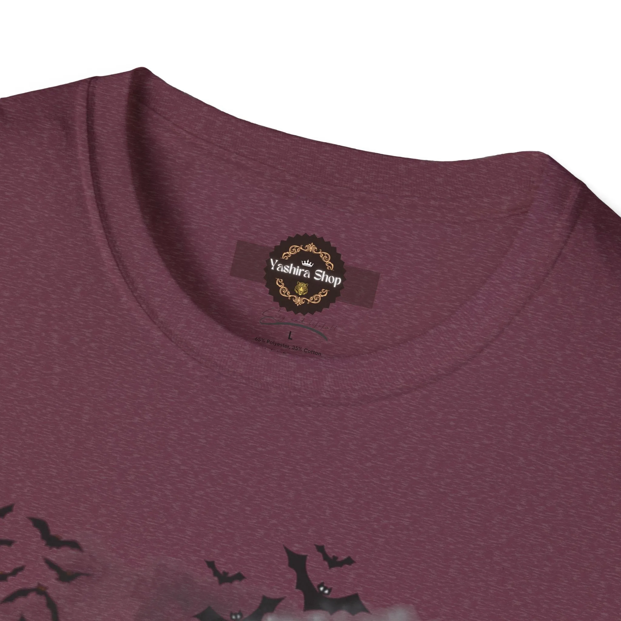 Haunted Ghost Graphic Tee – Unisex Softstyle Horror T Shirt