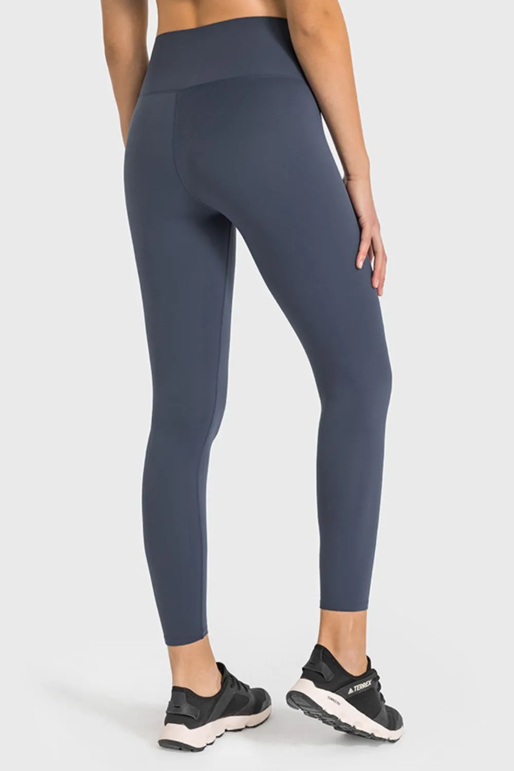 High Waist Ankle-Length Yoga Leggings (TBL) T