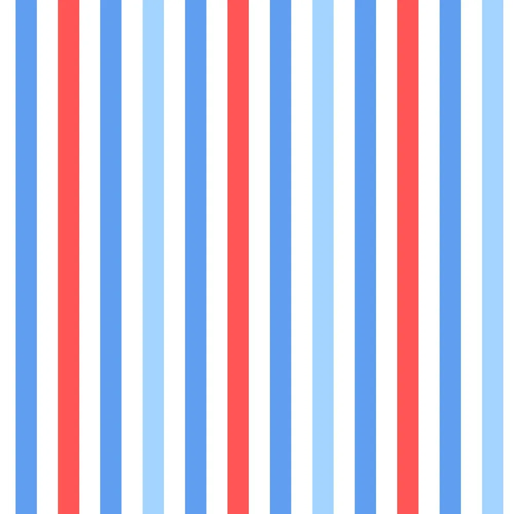 James & Lottie Boys Swim Trunks - Patriotic Stripes