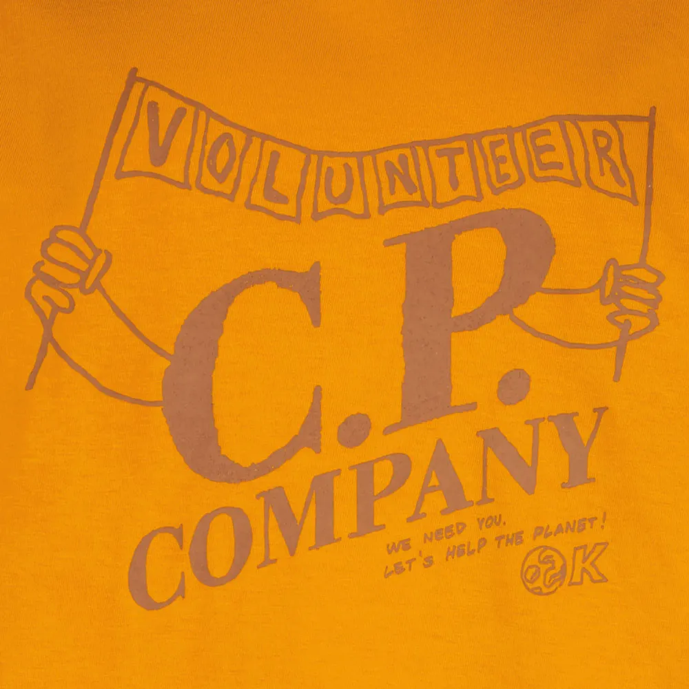 Junior 'Volunteer' Logo Print T-Shirt