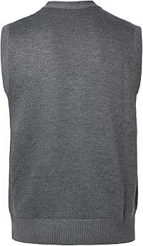 Mens Thick Argyle Sweater Vests Warm Sleeveless Jacket   B187888