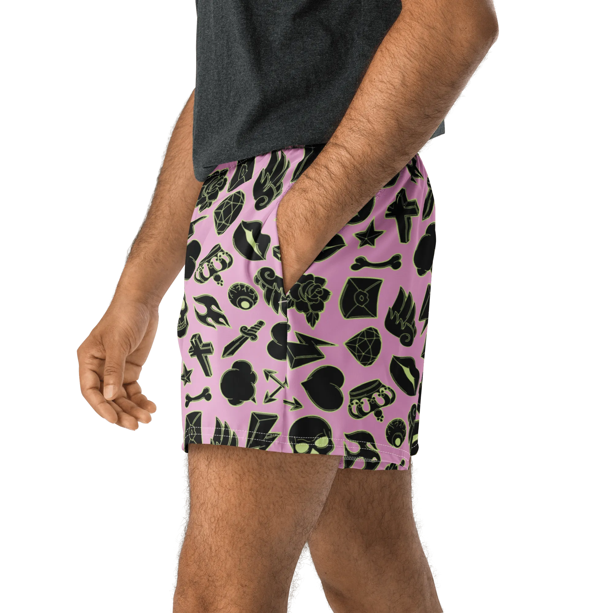 Punk Princess Unisex Unlined Swim Trunks