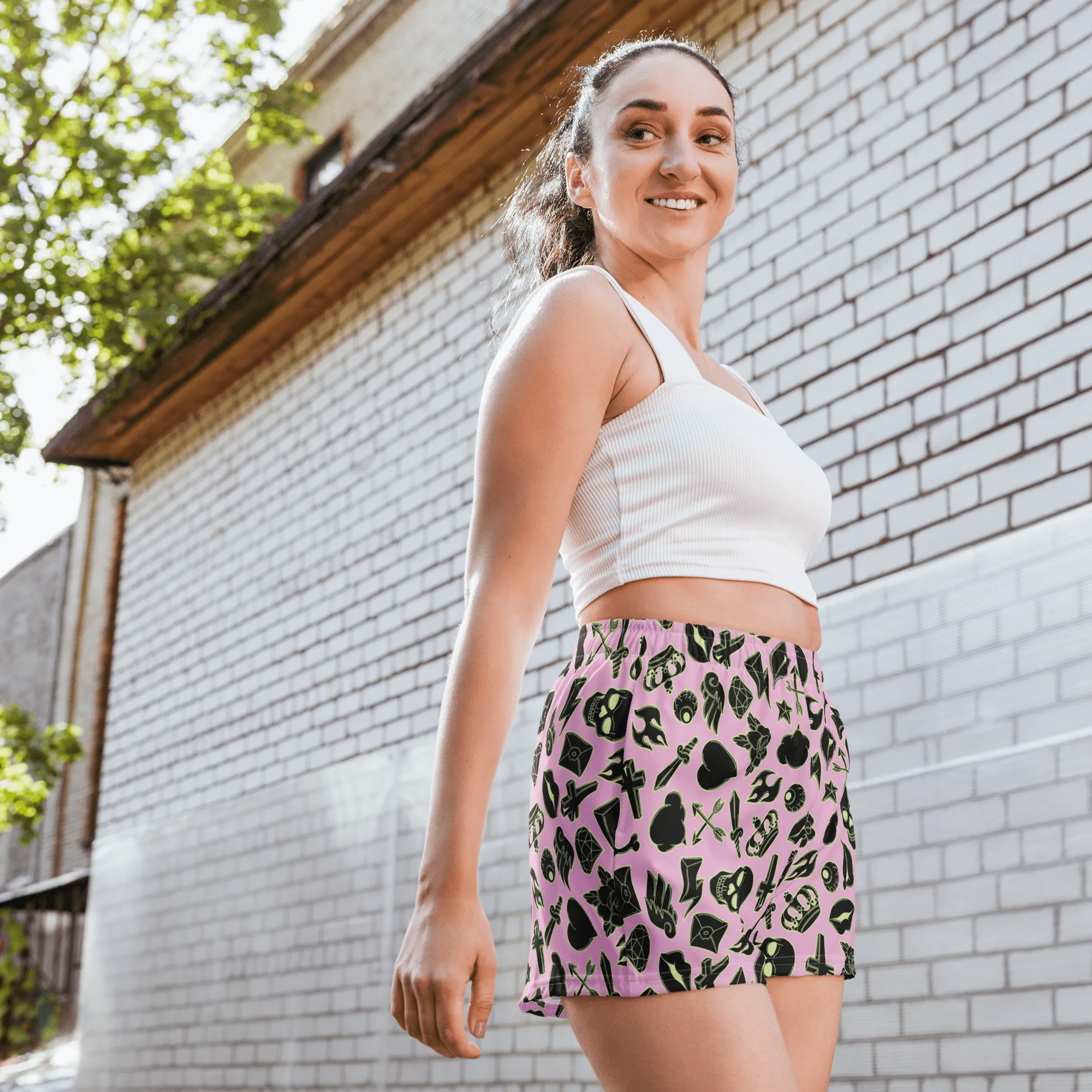 Punk Princess Unisex Unlined Swim Trunks