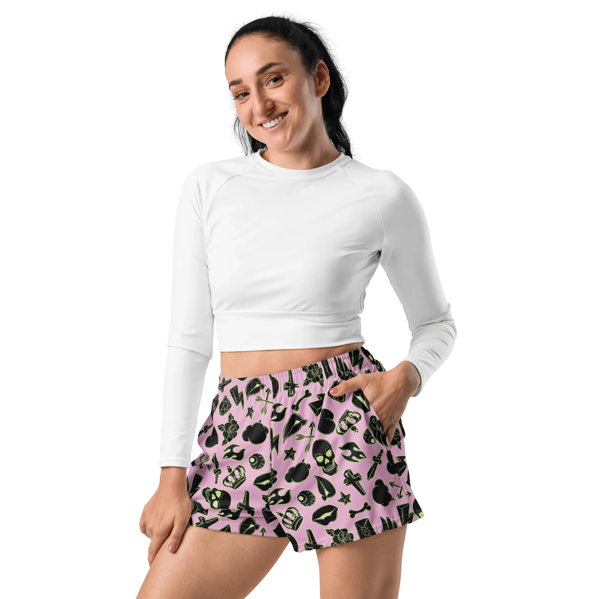 Punk Princess Unisex Unlined Swim Trunks