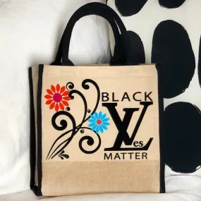 Small- Black LiVes Matter Floral Tote!