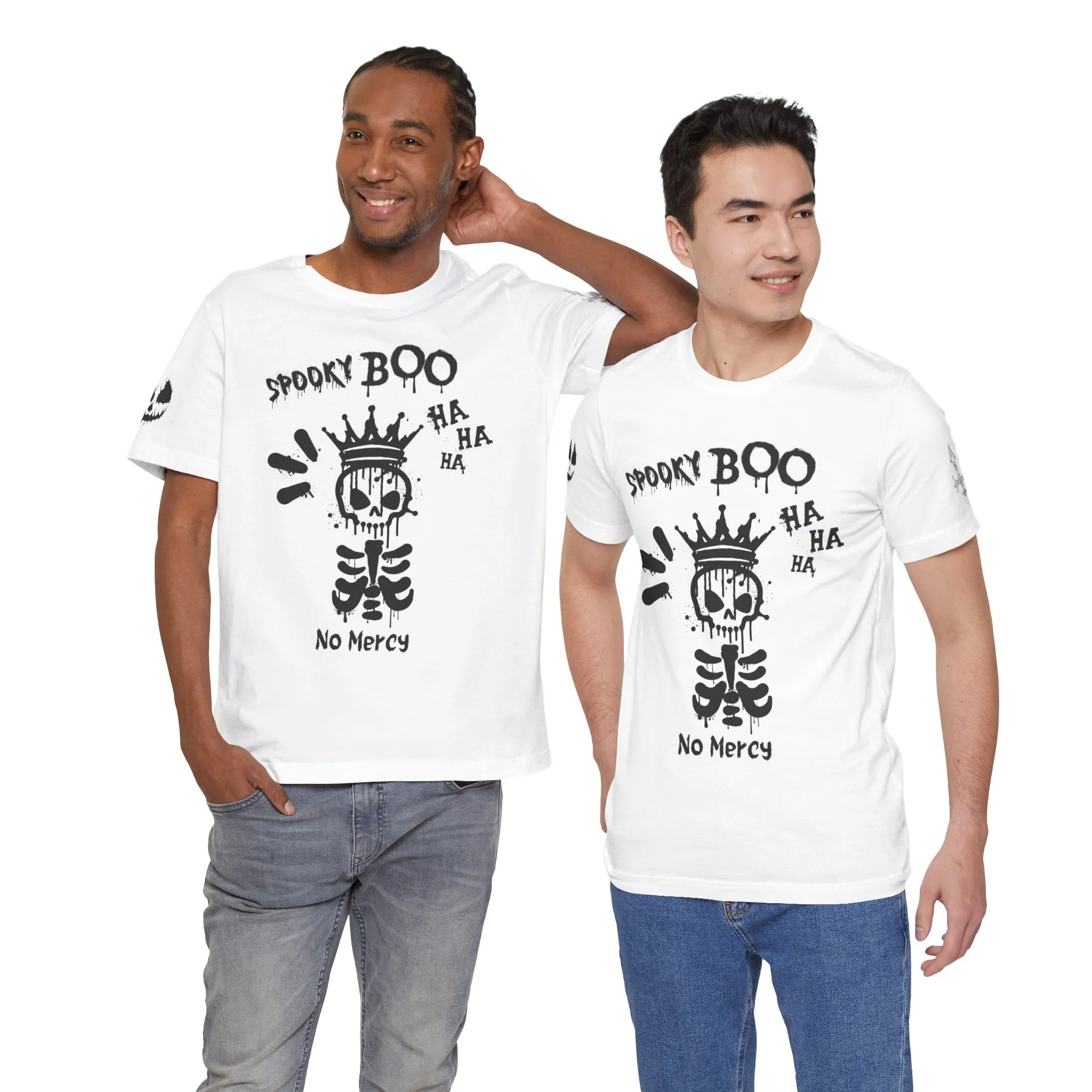 Spooky Boo Skeleton Graphic Tee - Unisex Halloween T shirt
