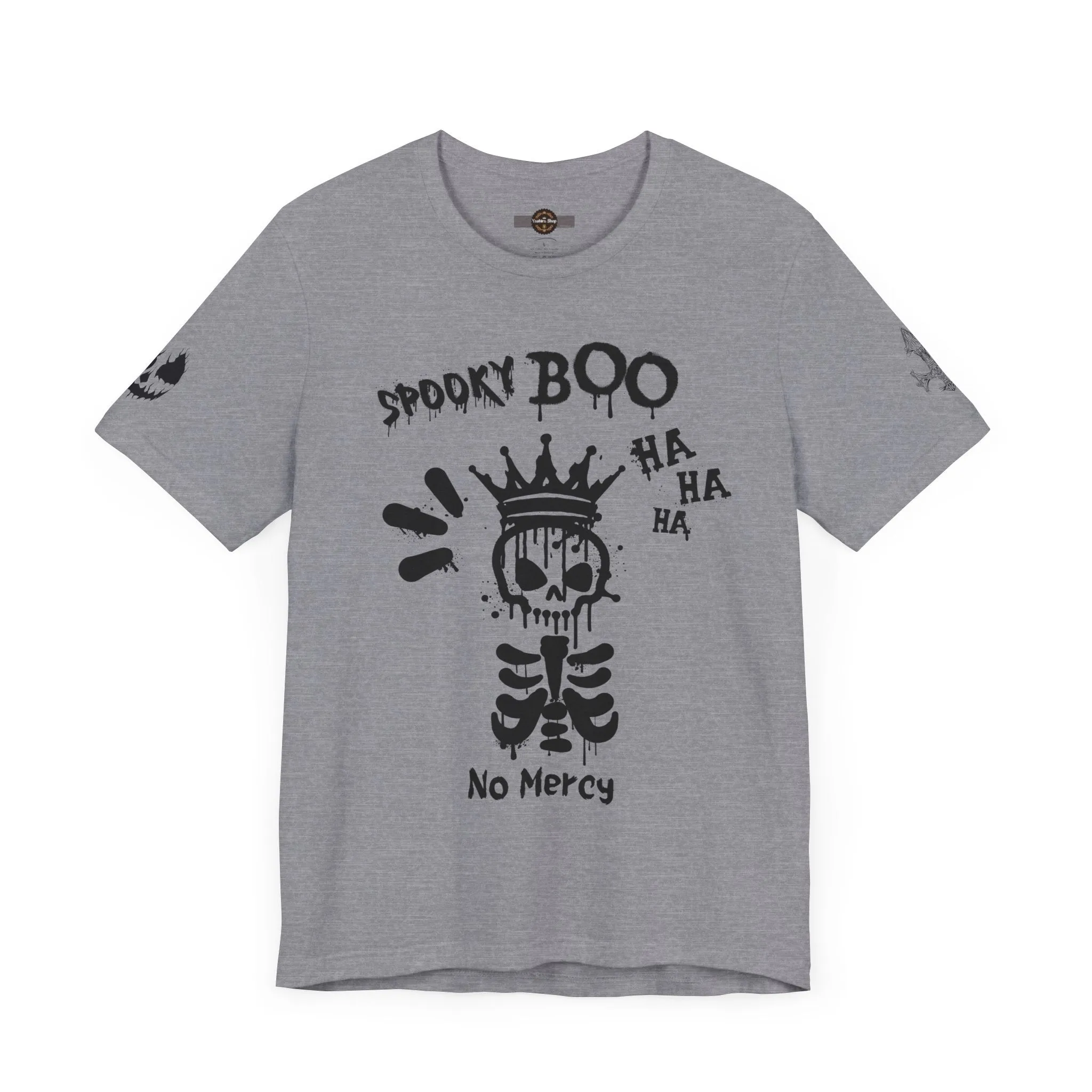 Spooky Boo Skeleton Graphic Tee - Unisex Halloween T shirt