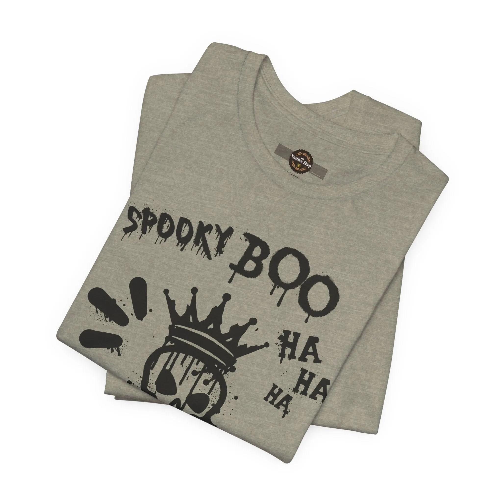 Spooky Boo Skeleton Graphic Tee - Unisex Halloween T shirt