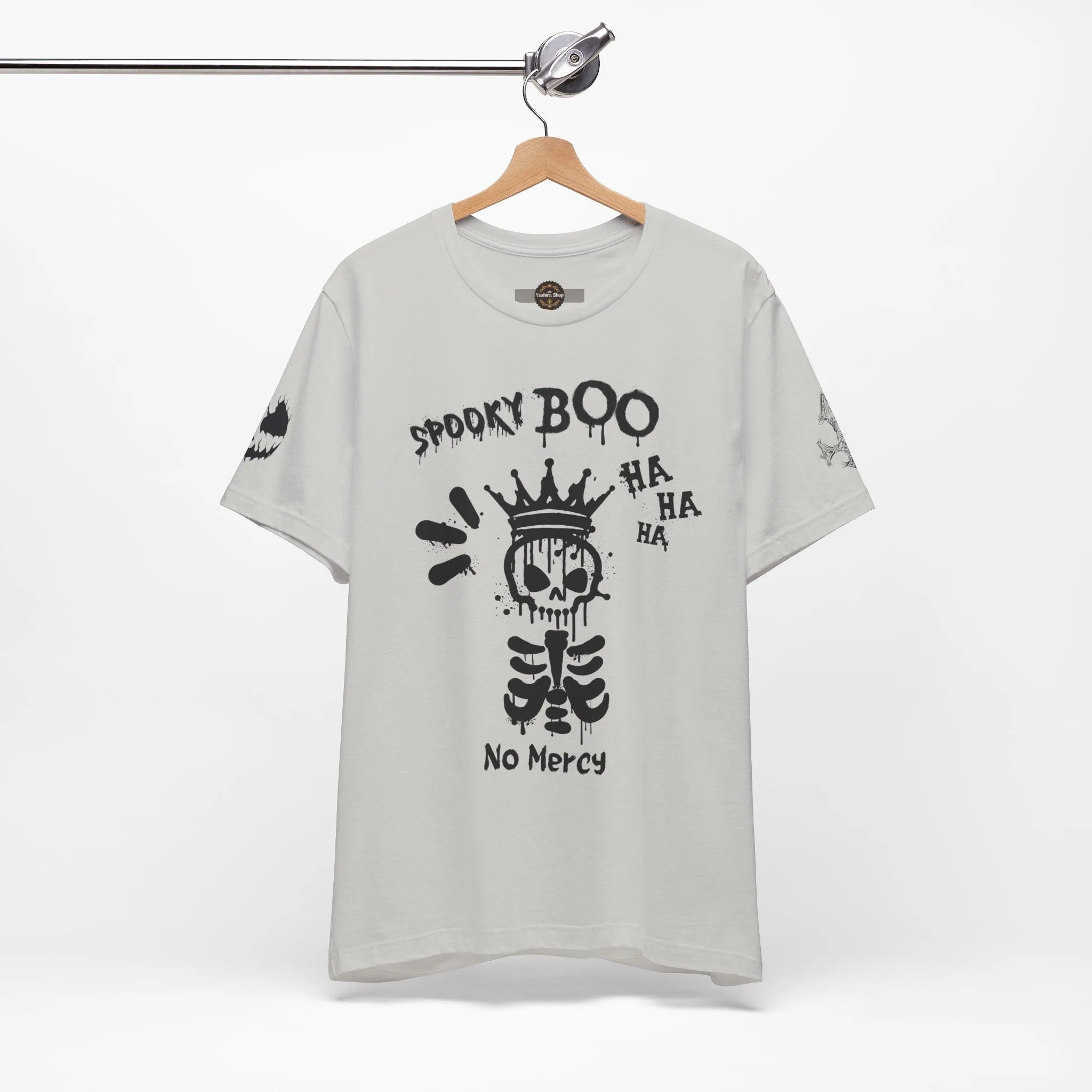 Spooky Boo Skeleton Graphic Tee - Unisex Halloween T shirt