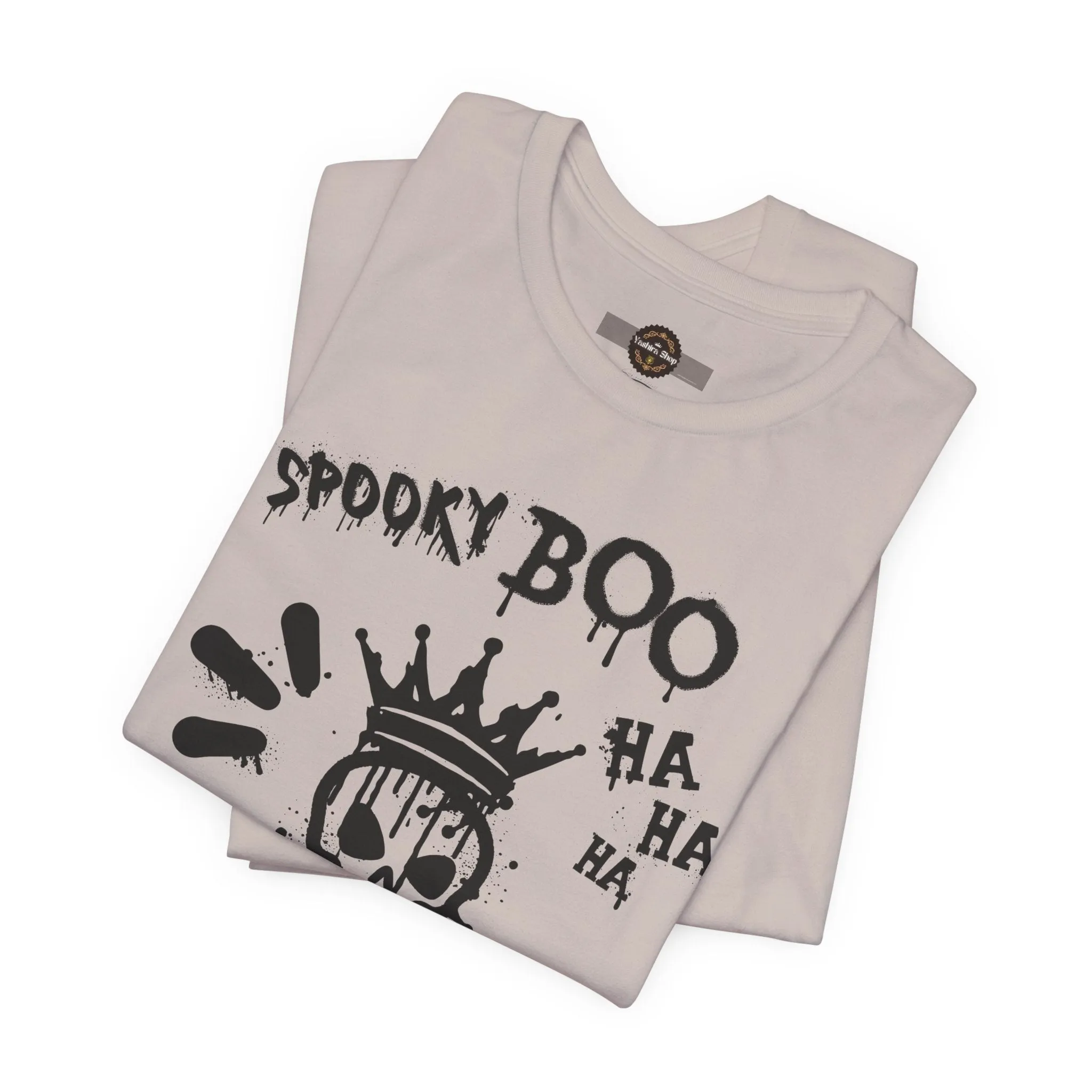 Spooky Boo Skeleton Graphic Tee - Unisex Halloween T shirt