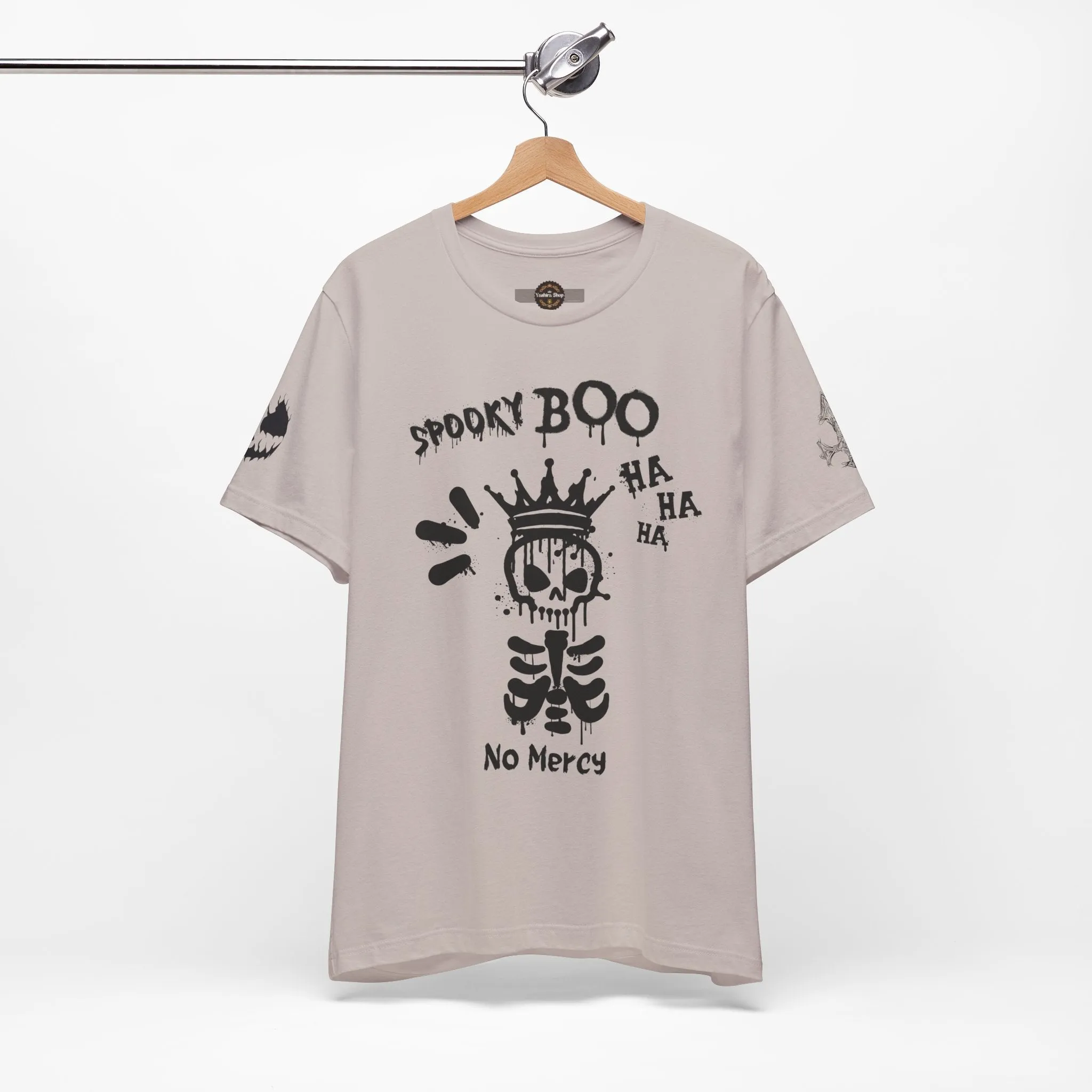 Spooky Boo Skeleton Graphic Tee - Unisex Halloween T shirt