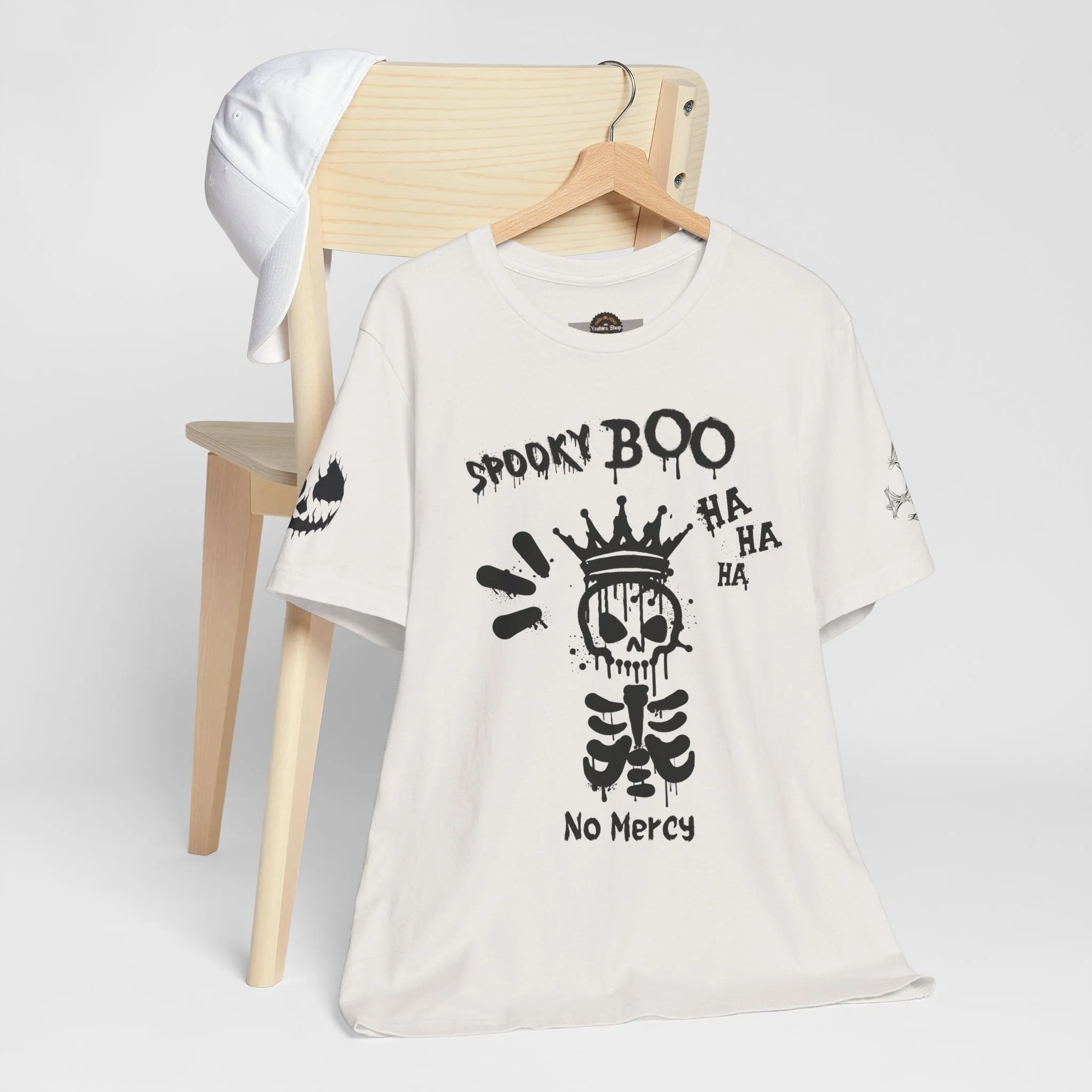 Spooky Boo Skeleton Graphic Tee - Unisex Halloween T shirt