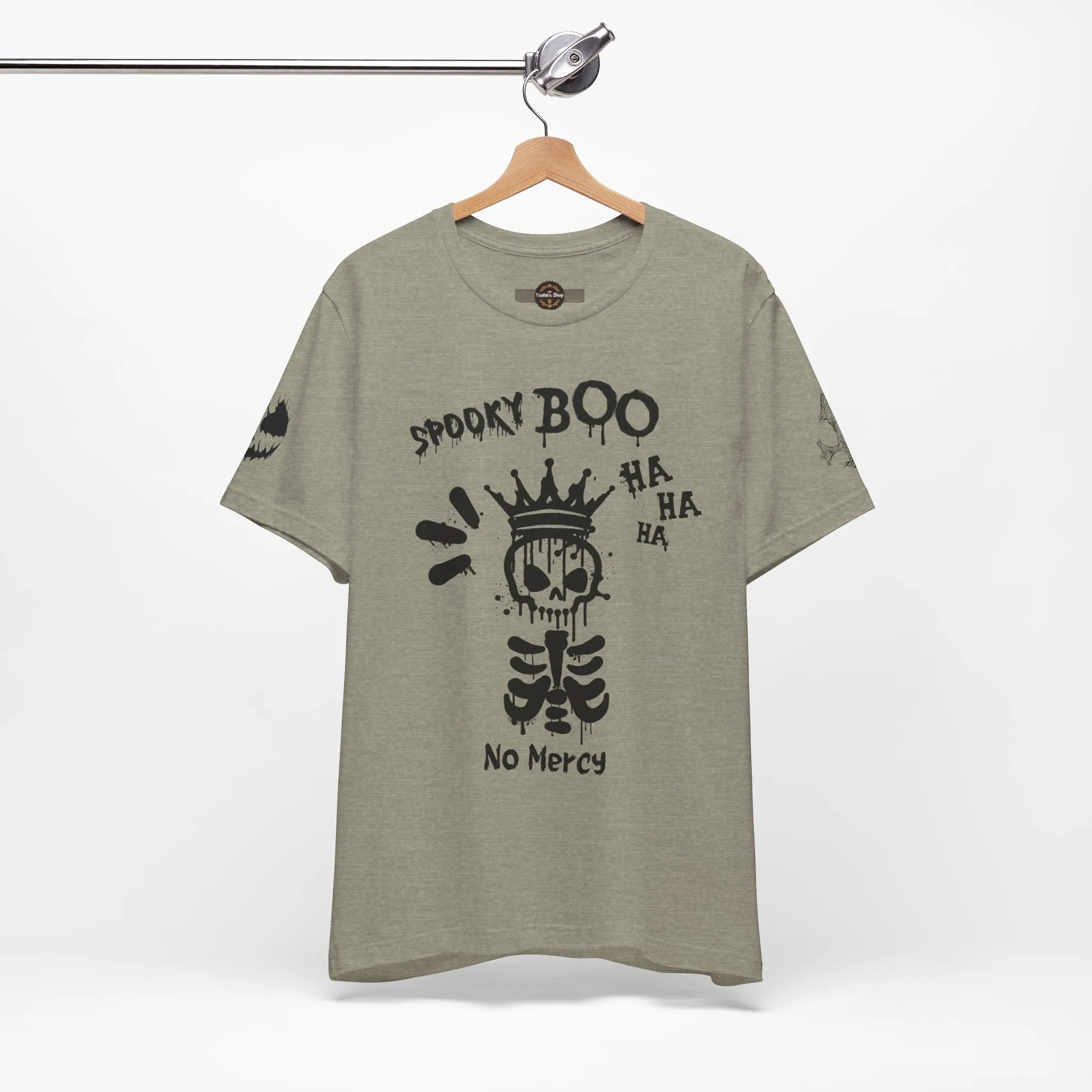 Spooky Boo Skeleton Graphic Tee - Unisex Halloween T shirt