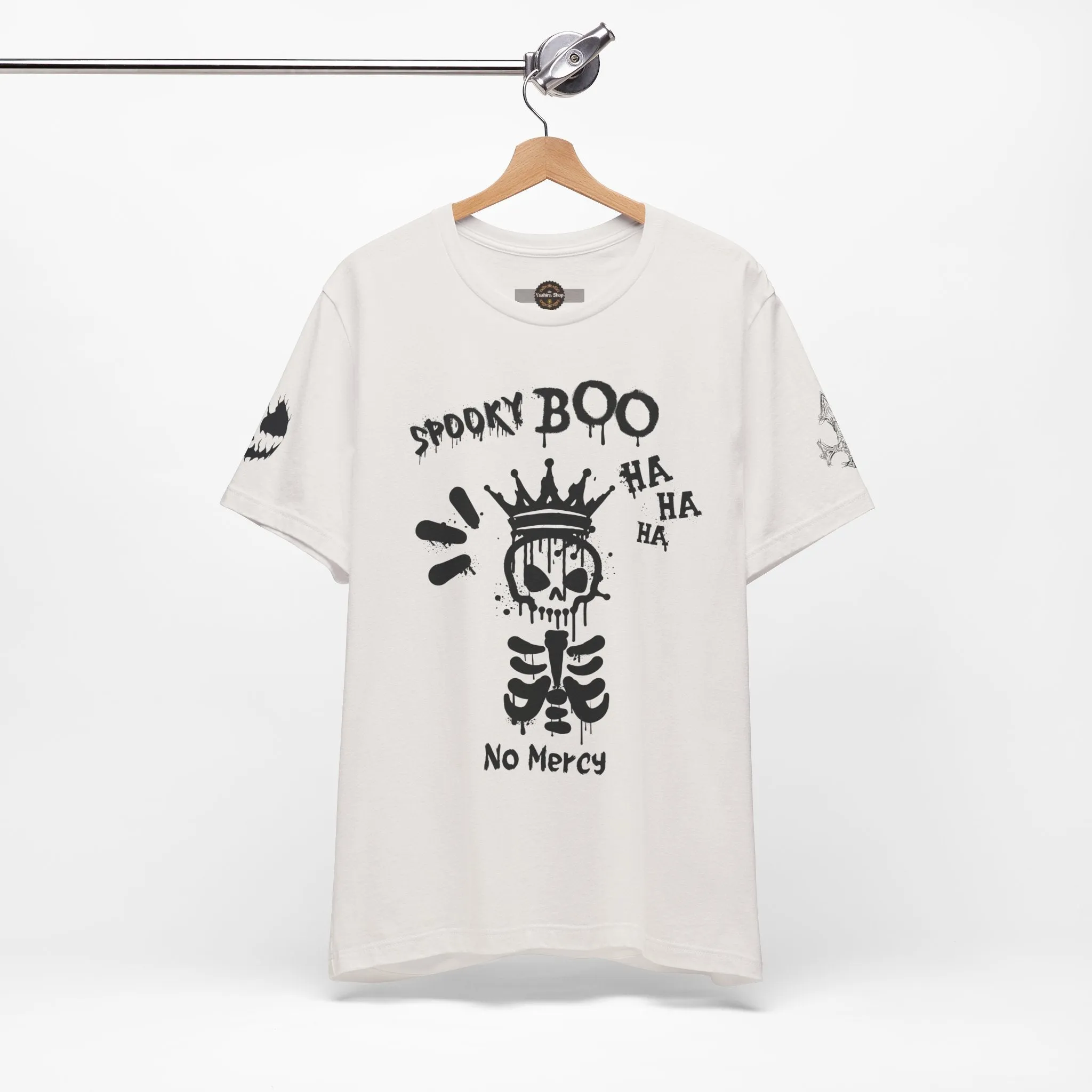 Spooky Boo Skeleton Graphic Tee - Unisex Halloween T shirt
