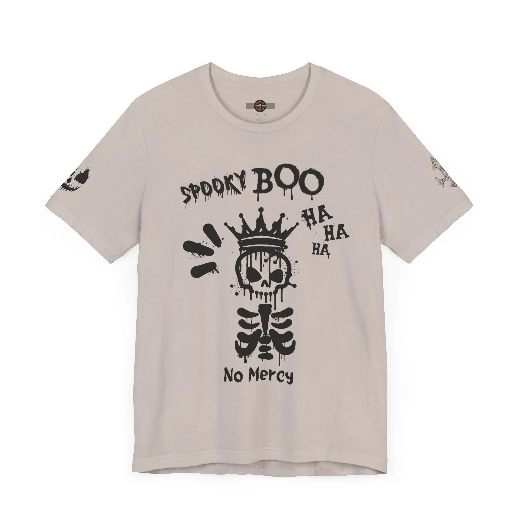 Spooky Boo Skeleton Graphic Tee - Unisex Halloween T shirt