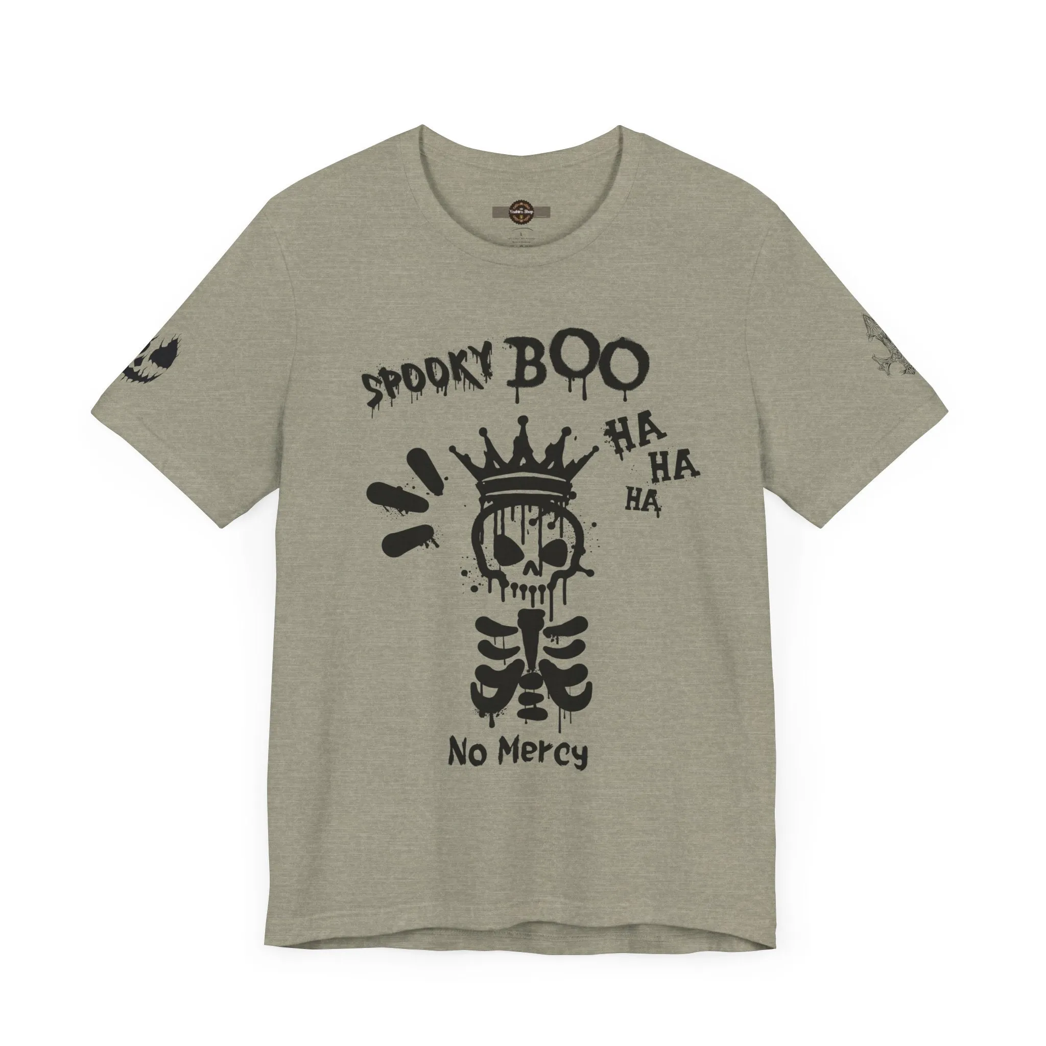 Spooky Boo Skeleton Graphic Tee - Unisex Halloween T shirt