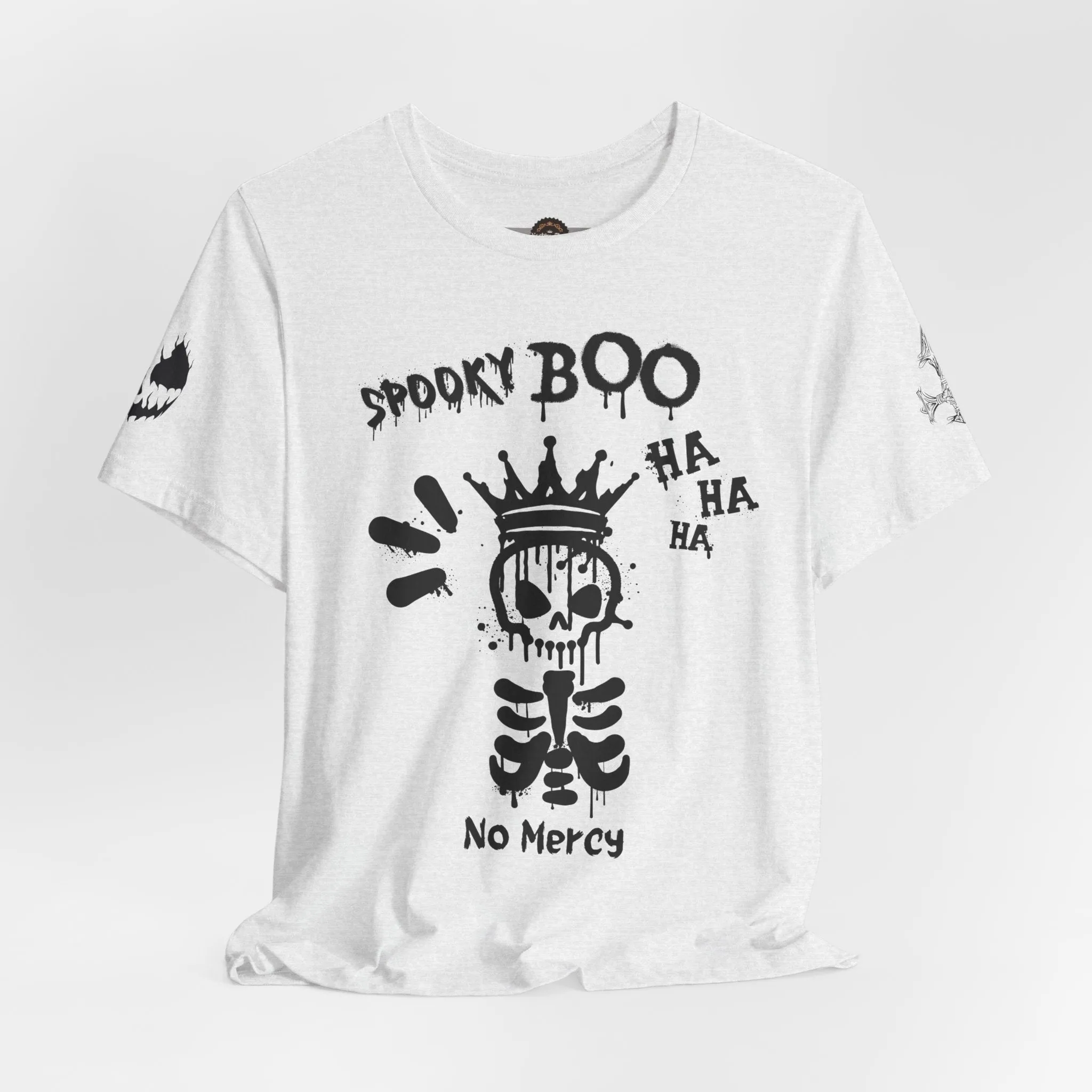 Spooky Boo Skeleton Graphic Tee - Unisex Halloween T shirt