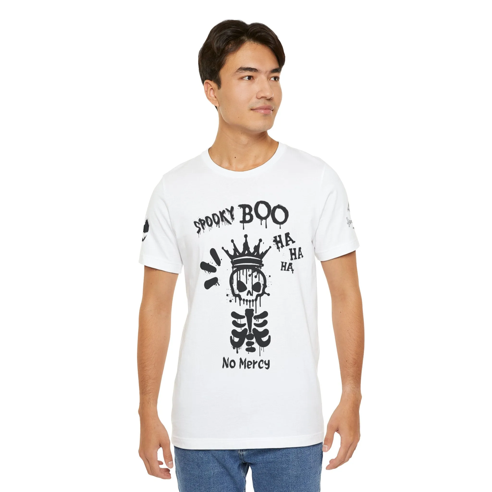 Spooky Boo Skeleton Graphic Tee - Unisex Halloween T shirt