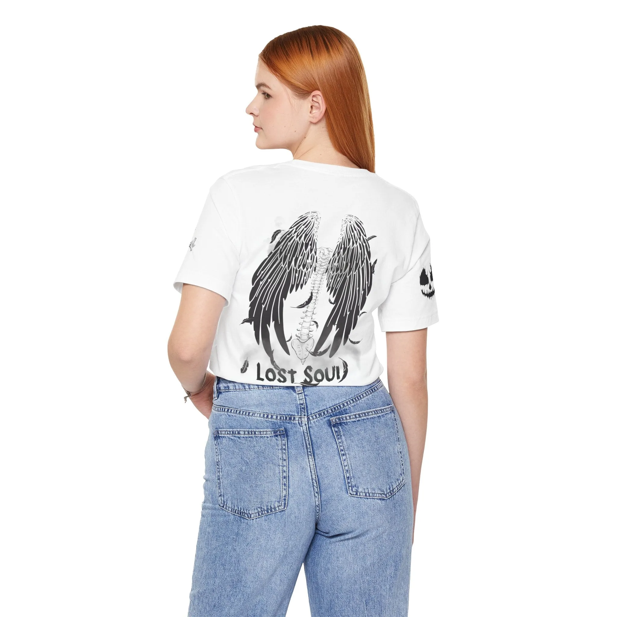 Spooky Boo Skeleton Graphic Tee - Unisex Halloween T shirt