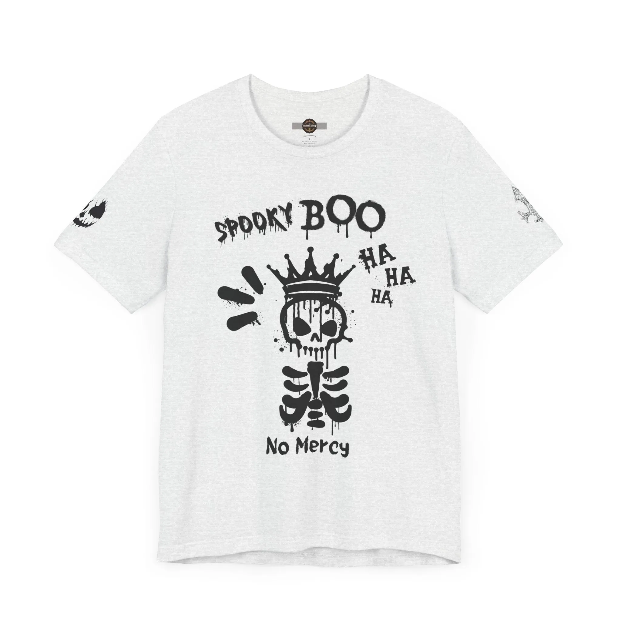 Spooky Boo Skeleton Graphic Tee - Unisex Halloween T shirt