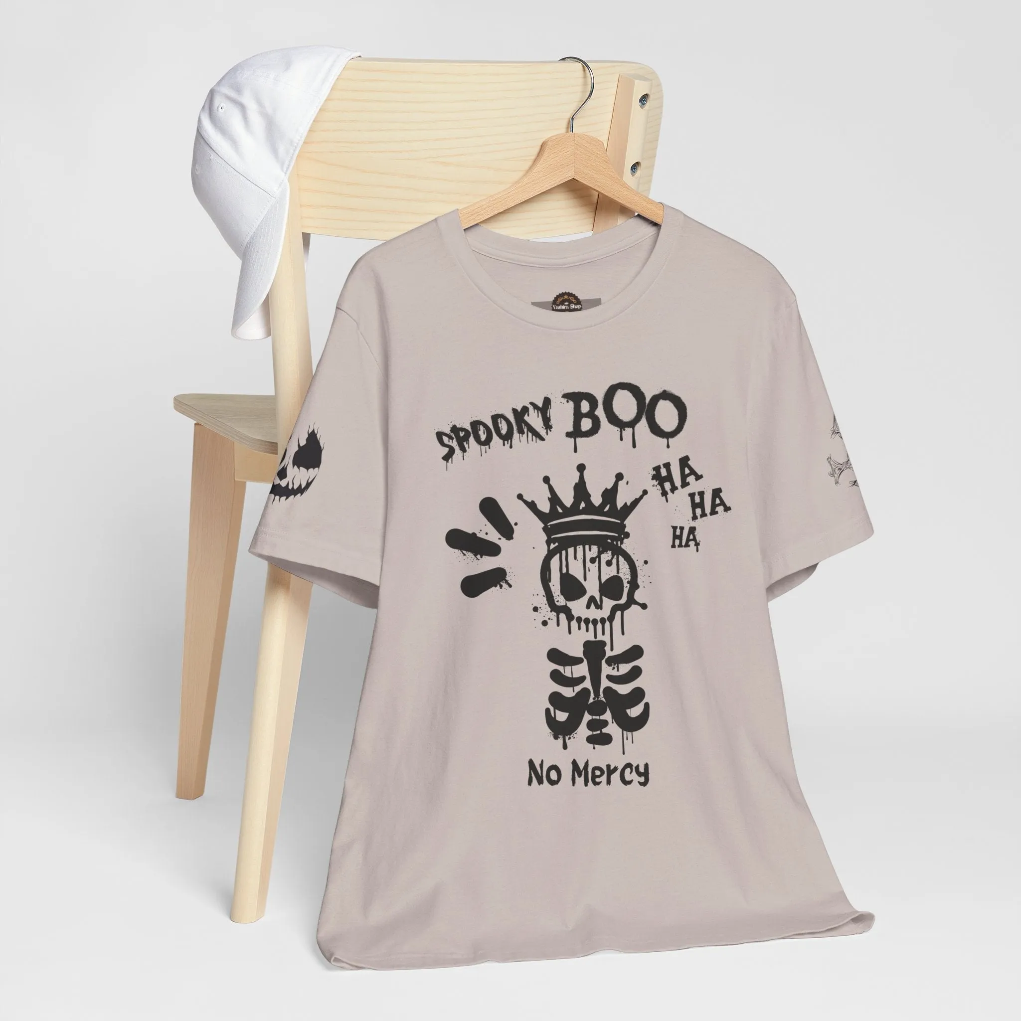 Spooky Boo Skeleton Graphic Tee - Unisex Halloween T shirt