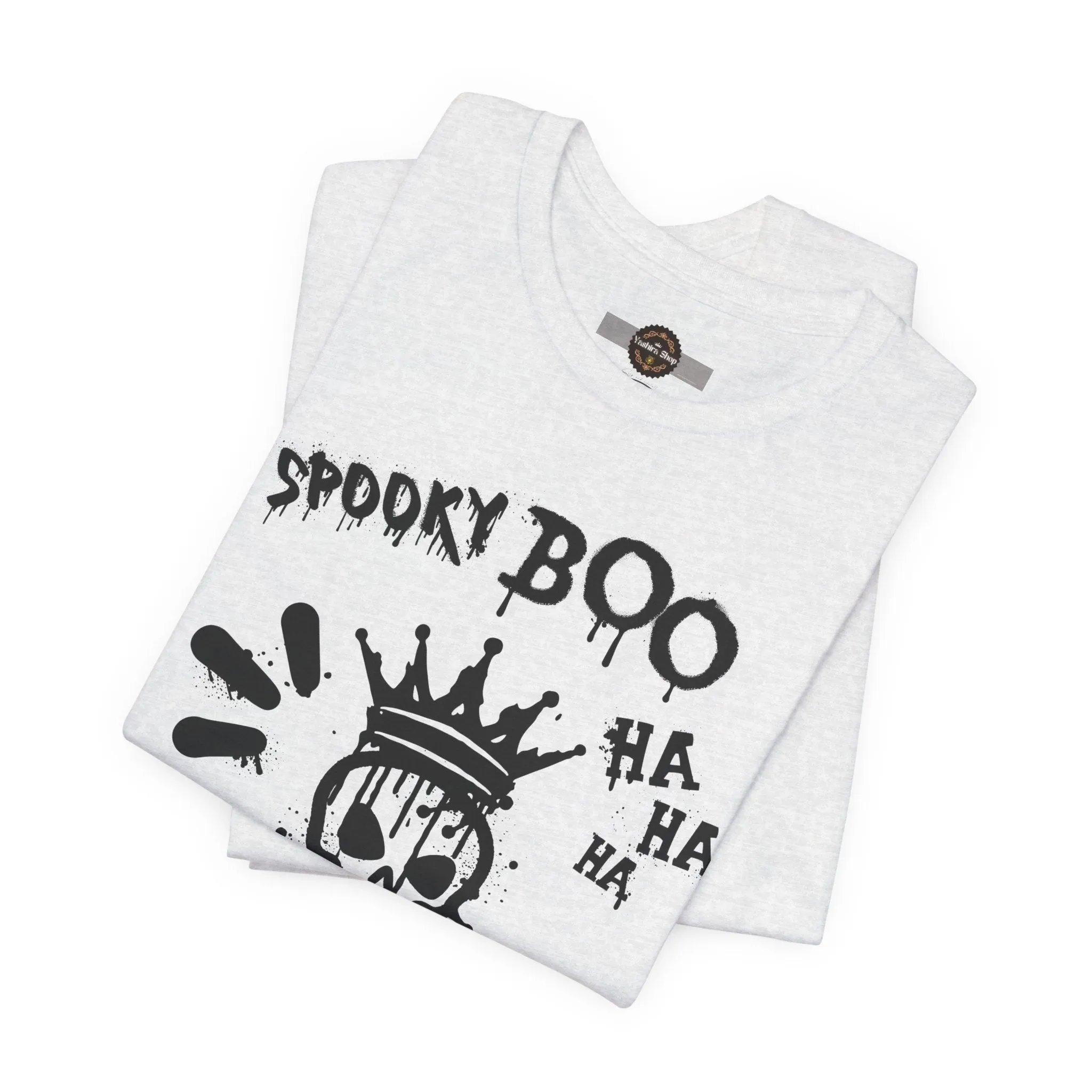 Spooky Boo Skeleton Graphic Tee - Unisex Halloween T shirt