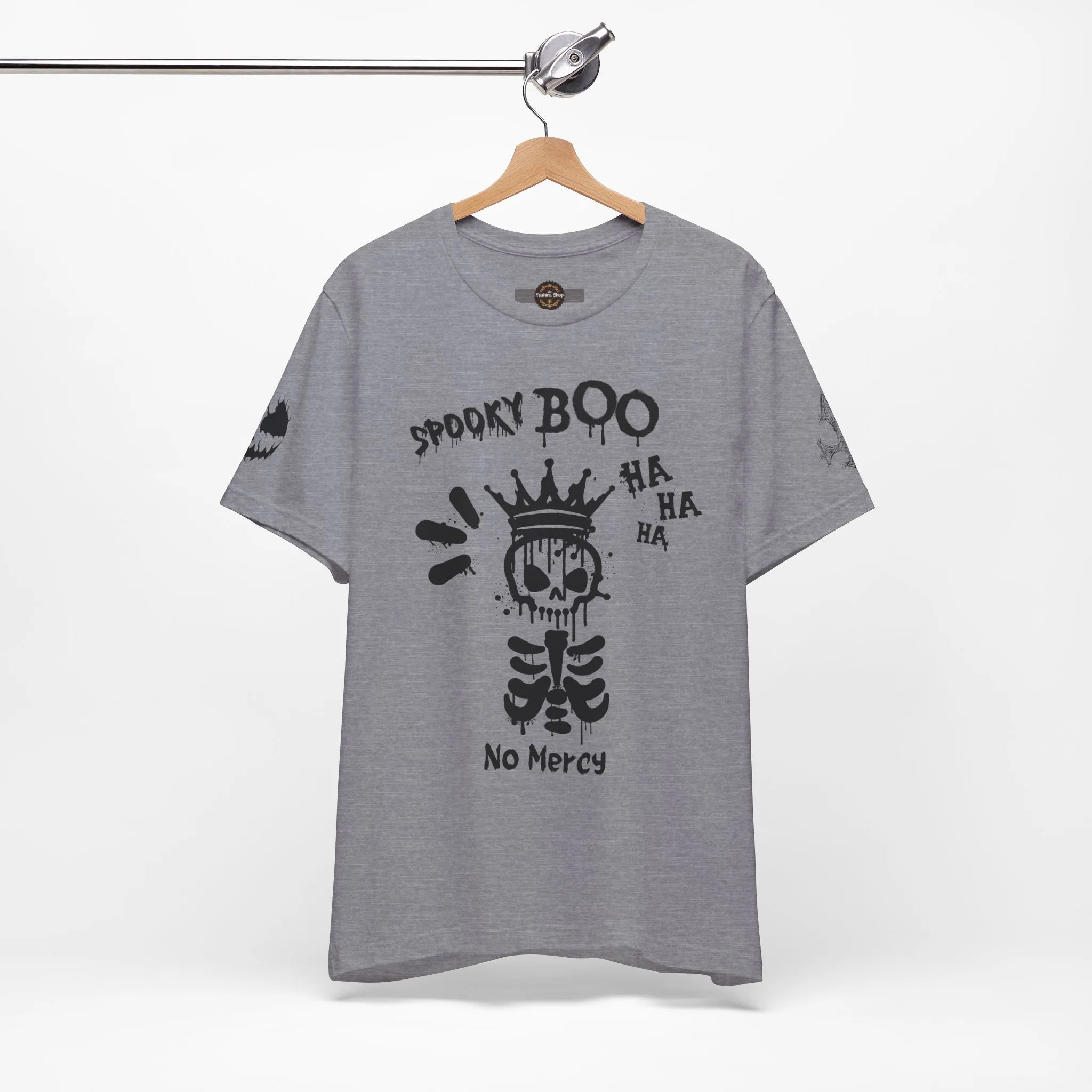 Spooky Boo Skeleton Graphic Tee - Unisex Halloween T shirt