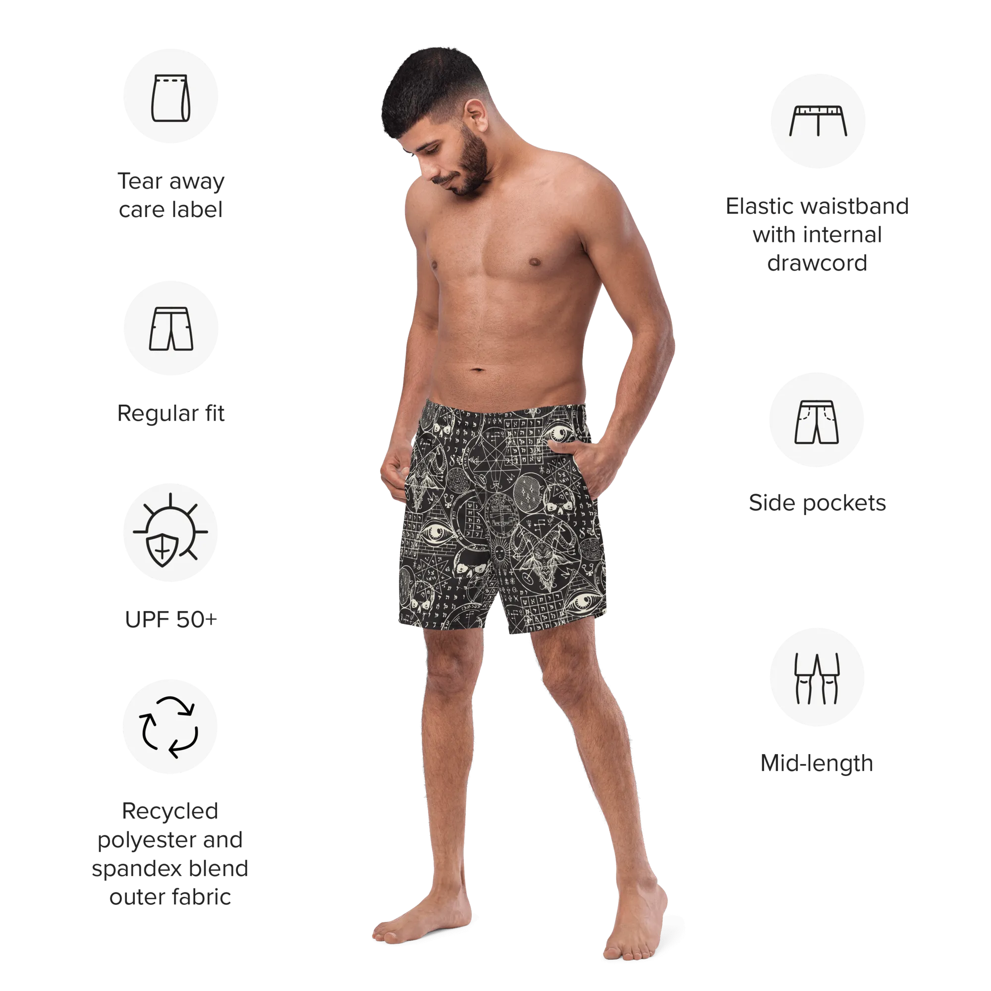 Summoning Spirits Men's Swim Trunks